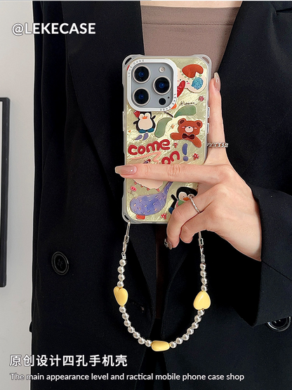iPhone 16Promax Retro Cartoon Animal Phone Case