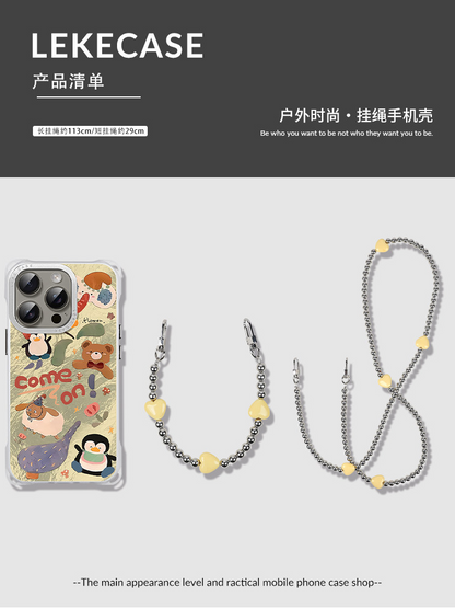 iPhone 16Promax Retro Cartoon Animal Phone Case