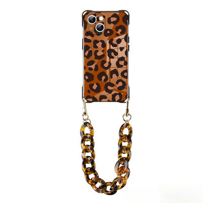 iPhone 16Pro Glossy Leopard Print Phone Case