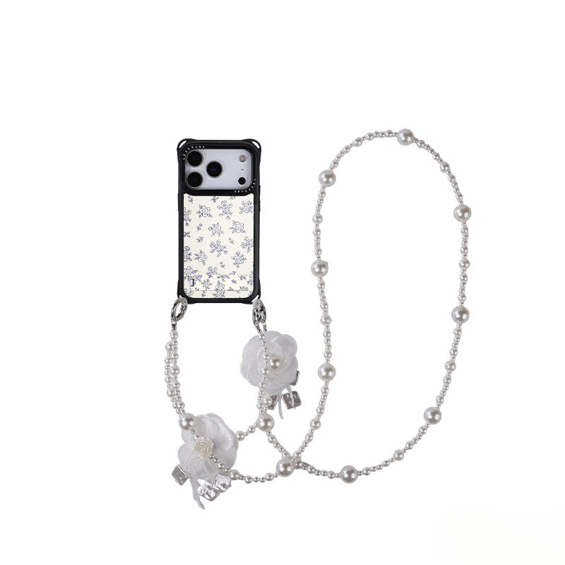 iPhone 16Promax Chanel-Style Floral Phone Case