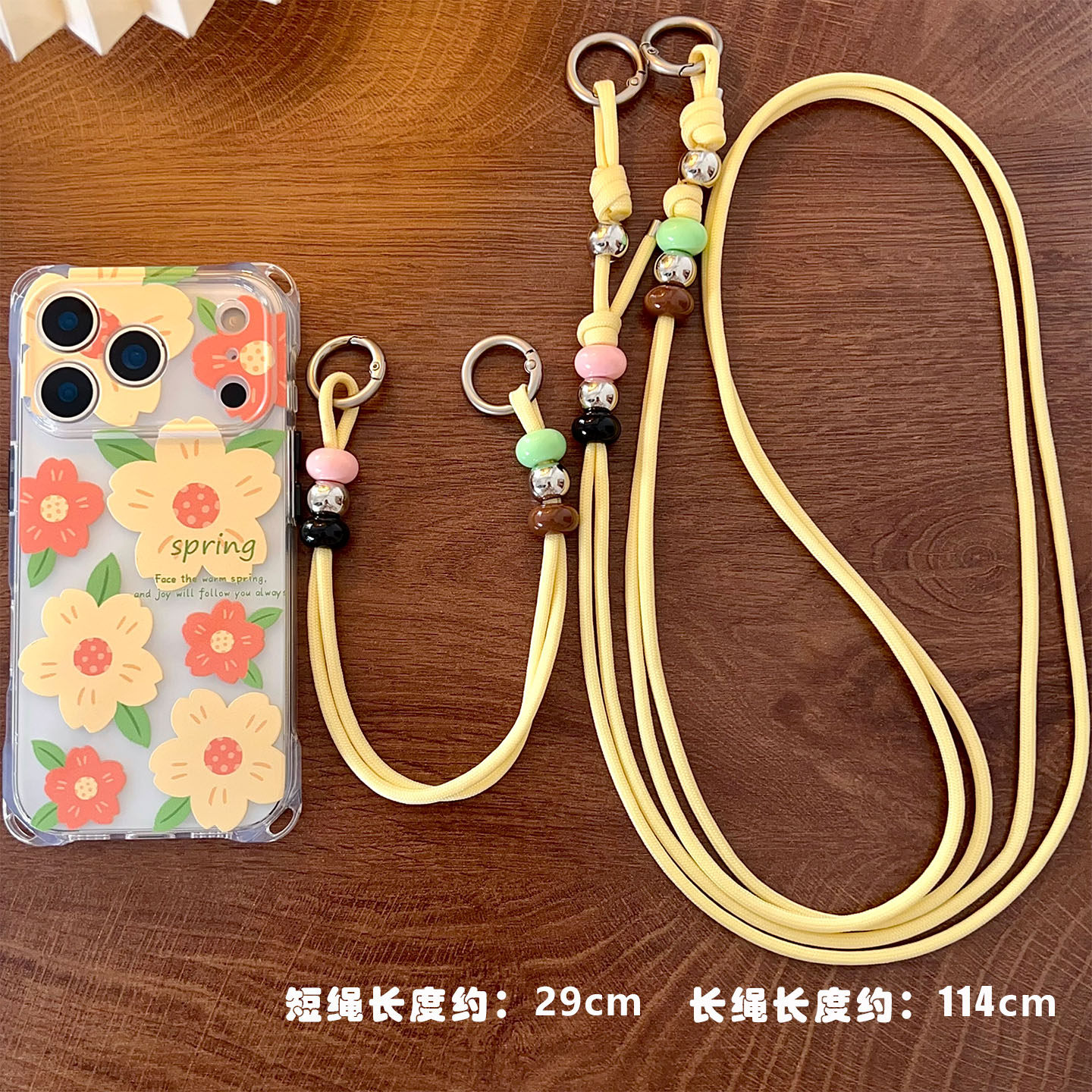iphone 16 promax Spring Floral Clear Phone Case