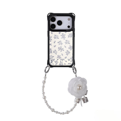 iPhone 16Promax Chanel-Style Floral Phone Case