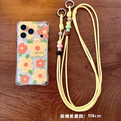 iphone 16 promax Spring Floral Clear Phone Case