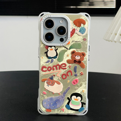 iPhone 16Promax Retro Cartoon Animal Phone Case